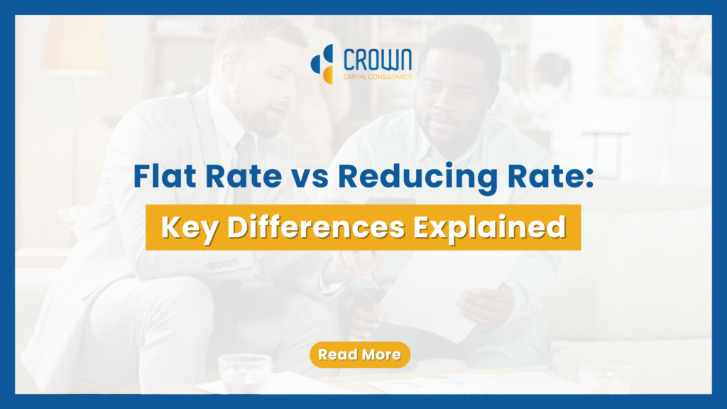 Flat Rate vs Reducing Rate: Key Differences Explained — text-based blog header image.