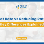 Flat Rate vs Reducing Rate: Key Differences Explained — text-based blog header image.